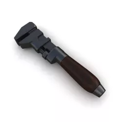 Monkey wrench 3D model