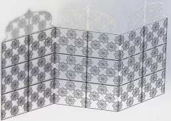 Moroccan Style Trifold Screen