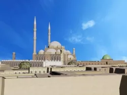 Mosque of Muhammad Ali Low-poly  3D model