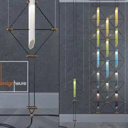 MOZAIK Designheure Light wall element decor  3D model
