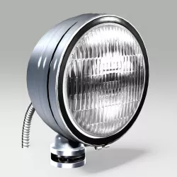OFF ROAD FOG LIGHT 1 SILVER 3D model