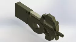 P90 Submachini gun l Solidworks