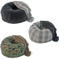 Pouf With Blanket 3D model