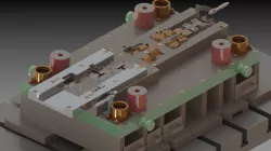 Progressive stamping tool