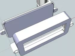 Prusa 16x2 LCD Mount (only lcd, no buttons)