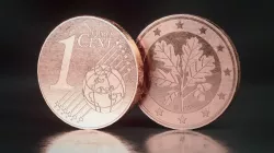 Realistic 1 Cent - Euro - Low poly 3D model Low-poly  3D model