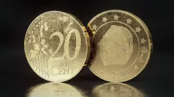 Realistic 20 Cent - Euro - Low poly 3D model Low-poly  3D model