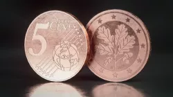 Realistic 5 Cent - Euro - Low poly 3D model Low-poly  3D model
