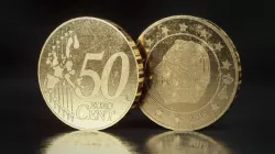 Realistic 50 Cent - Euro - Low poly 3D model Low-poly  3D model