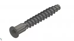 Screw Confirmat 7x50 3D model