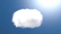 Simple Cloud 3D model