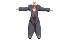 Sorcerer Character Low-poly  3D model