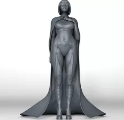 Supergirl 3D model