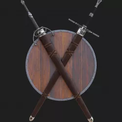 Swords Decor 3D model