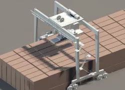Technique  ship  buildings Low-poly  3D model