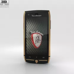 Tonino Lamborghini 88 Gold-Black 3D model