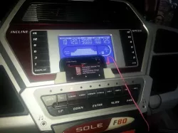 Universal treadmill phone mount