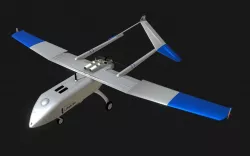 Unmanned aerial vehicle Lipan M3 Military UAV Low-poly  3D model