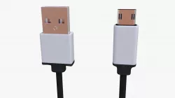 usb and usb mine 3D model