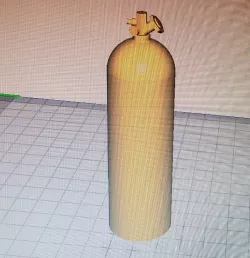 1/10th scale Nitrous bottle