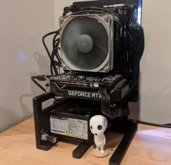 10.6L Mini-ITX Open Frame SFF PC Case