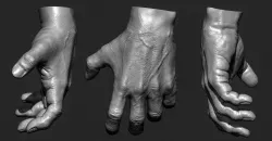 2 male hands