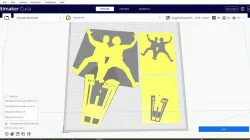 2D Silhouette/Stencil Bill and Ted on Phone Booth