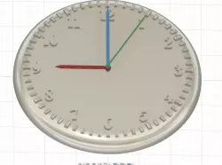 3D clock