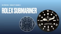 3D Printed Rolex Submariner wall clock