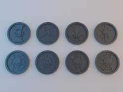 40k Tokens - Imperial Agents - 40mm x 4mm