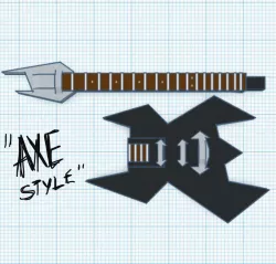 5mm Axe Guitar