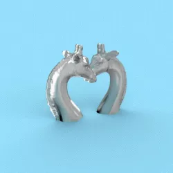 A Giraffe figurine- send a hug/kiss in COVID-19
