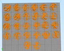 ABC STAMP - ALPHABET - NUMBER - FONDANT