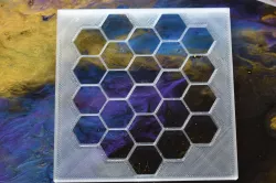 Airbrush Stencil  Honey Comb