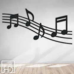 All musical notes wall decoration by: HomeDetail