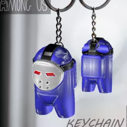 AMONG US KEYCHAIN -  HOCKEY MASK