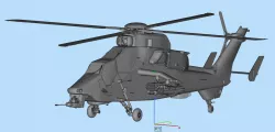 armed helicopter