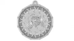 bear head pendant medallion jewelry 3D print model
