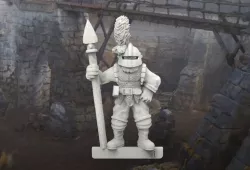 Black Pikeman - 28mm Model