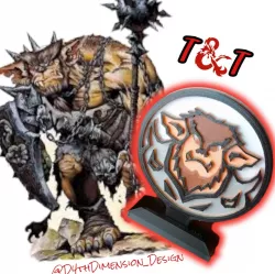 Bugbear - D&D set - D&D Minis - D&D Miniatures - D&D Bugbear Token- Token - Miniature - Dungeons and Dragons Evil PG