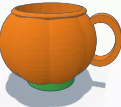 Calabaza taza halloween