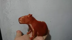 Capybara potted capybara