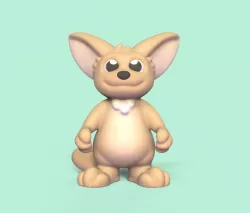 Cartoon Fennec Fox