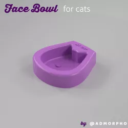 Cat Face Bowl with name