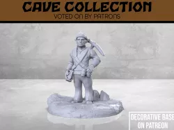 Cave Gnome Miner - Version 1 - Tabletop Miniature