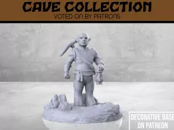 Cave Gnome Miner - Version 2 - Tabletop Miniature