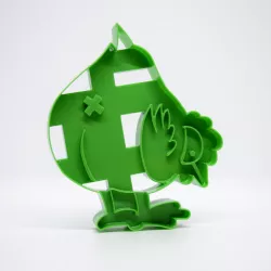 Chicken Butt Cookie Cutter - Stamp - Farm Animal - Funny - Baking - Kitchen