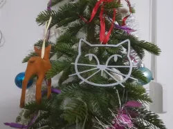 Christmas ball cat / cat Christmas Ball