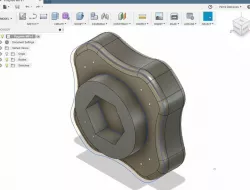 Clamping head M8 / M8 knob