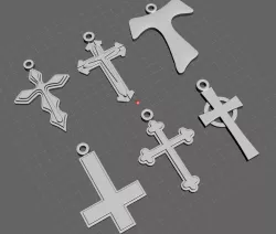 CROSSES, CROSSES STYLES, CROSSES EARRINGS, PENDANTS CROSSES, CHARMS